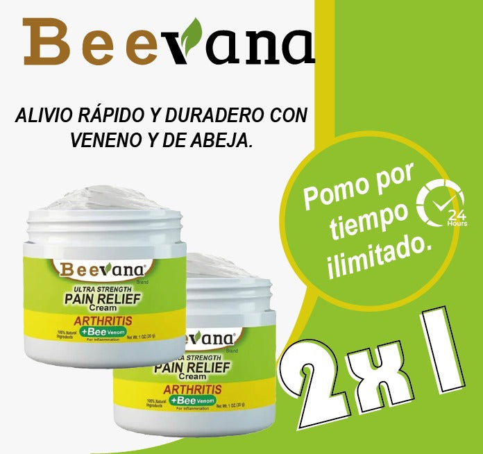 Crema para dolores Beevana y articulaciones 2×1 — Xelo Tengo