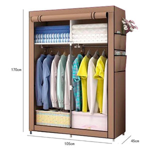Closet Ropero De Tela XELO TENGO — SOLO GRIS
