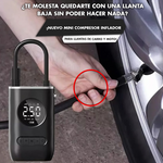 POTENTE COMPRESOR INFLADOR PARA CARROS MOTOS BICICLETAS ETC — XELO TENGO