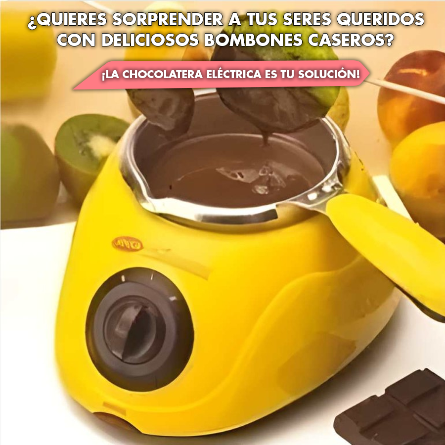 MÁQUINA FONDUE ELÉCTRICA PARA CHOCOLATE — XELO TENGO